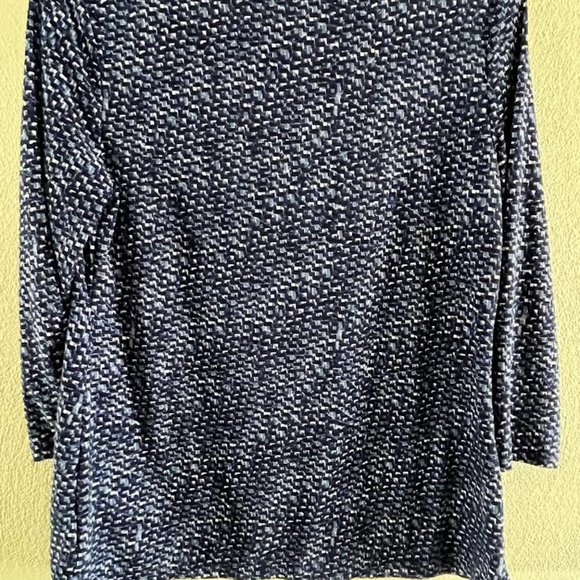 Croft & Barrow, size Small, Navy/Black/White - Picture 2 of 3